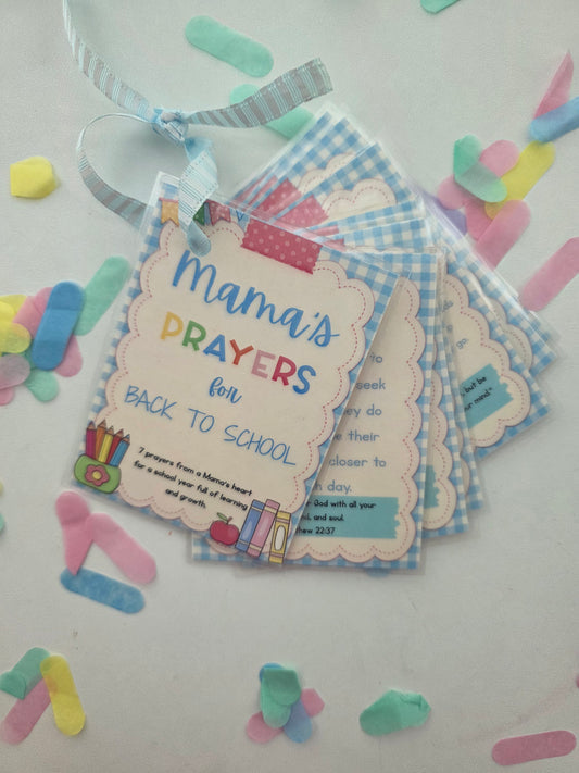Mama's Back to School Prayers